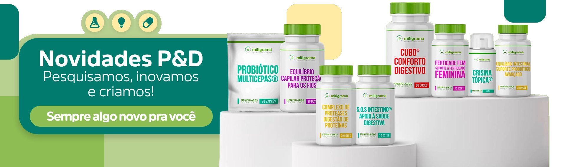 Novidades P&D