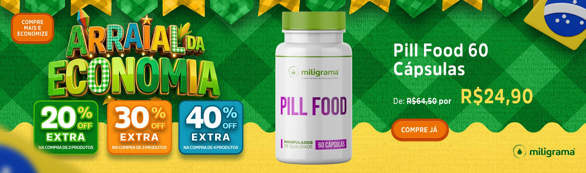 Principal - Arraial da Economia | pill food