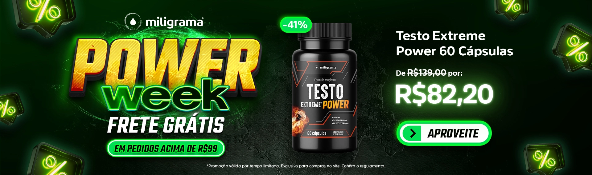 Banner - Principal - Powe Week - Testo Power