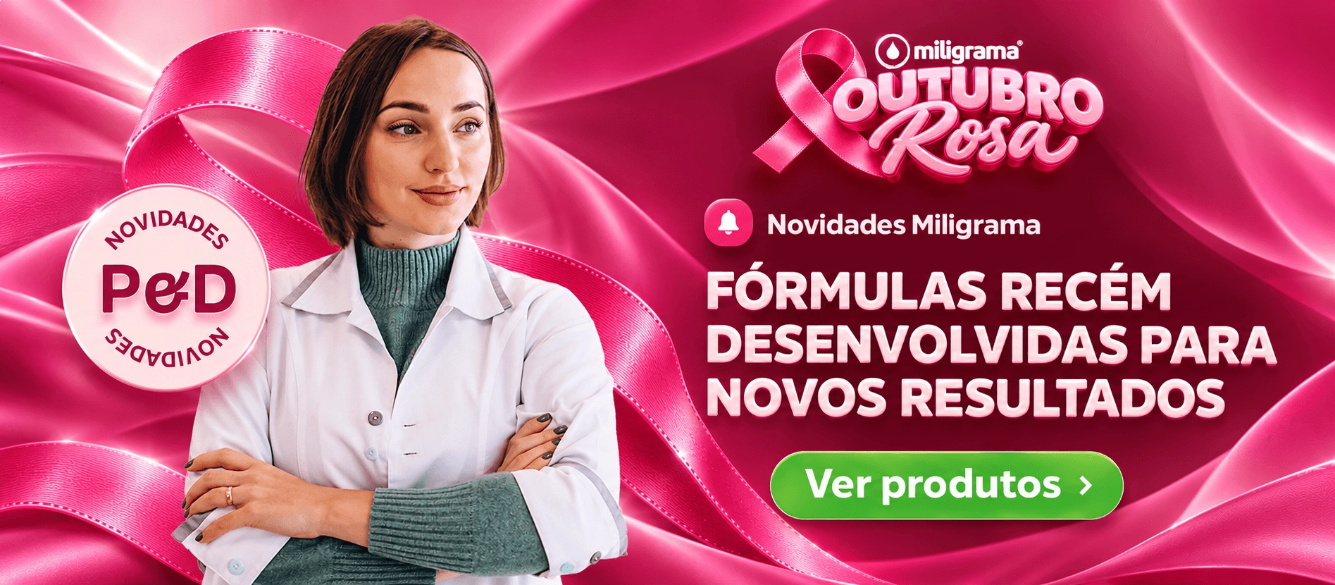 Mosaico | Campanha Outubro Rosa - Novidades