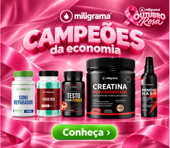 Vitrine - Prateleira 3 | Campanha Outubro Rosa - Campeões