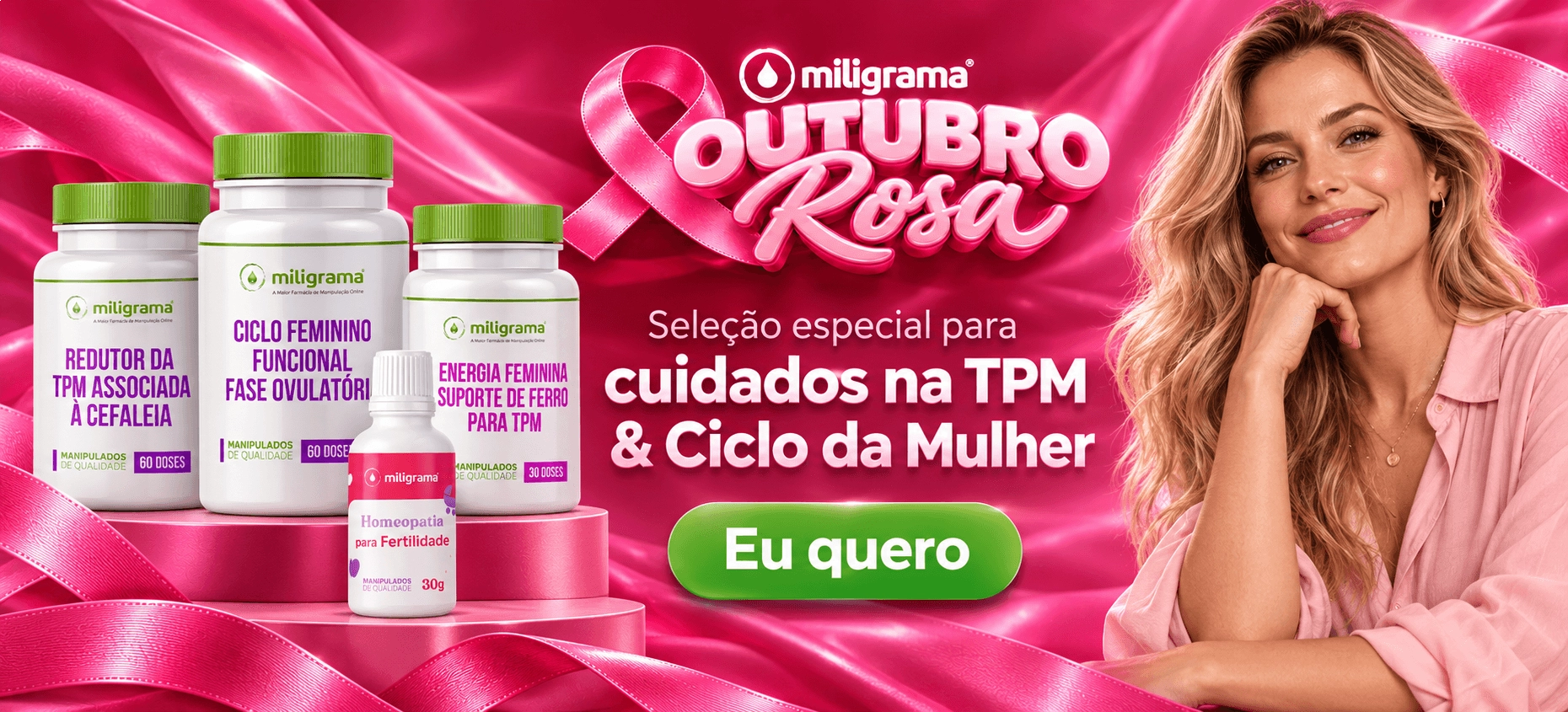Mosaico | Campanha Outubro Rosa - Cuidados Femininos