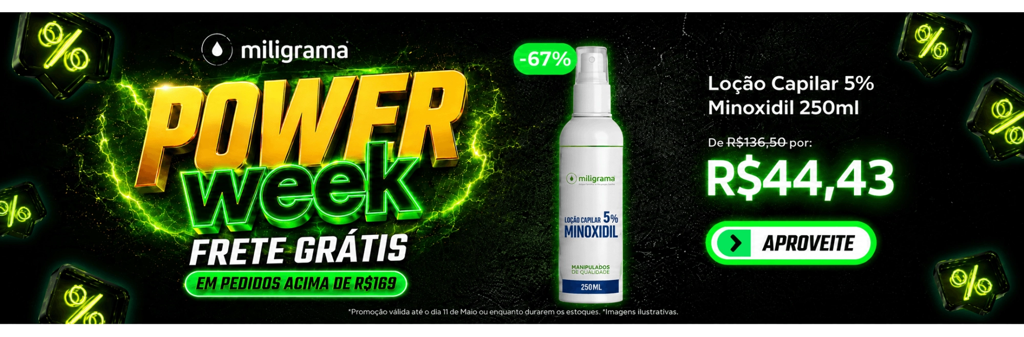 Banner - Principal - POWER WEEK - Minoidil 250