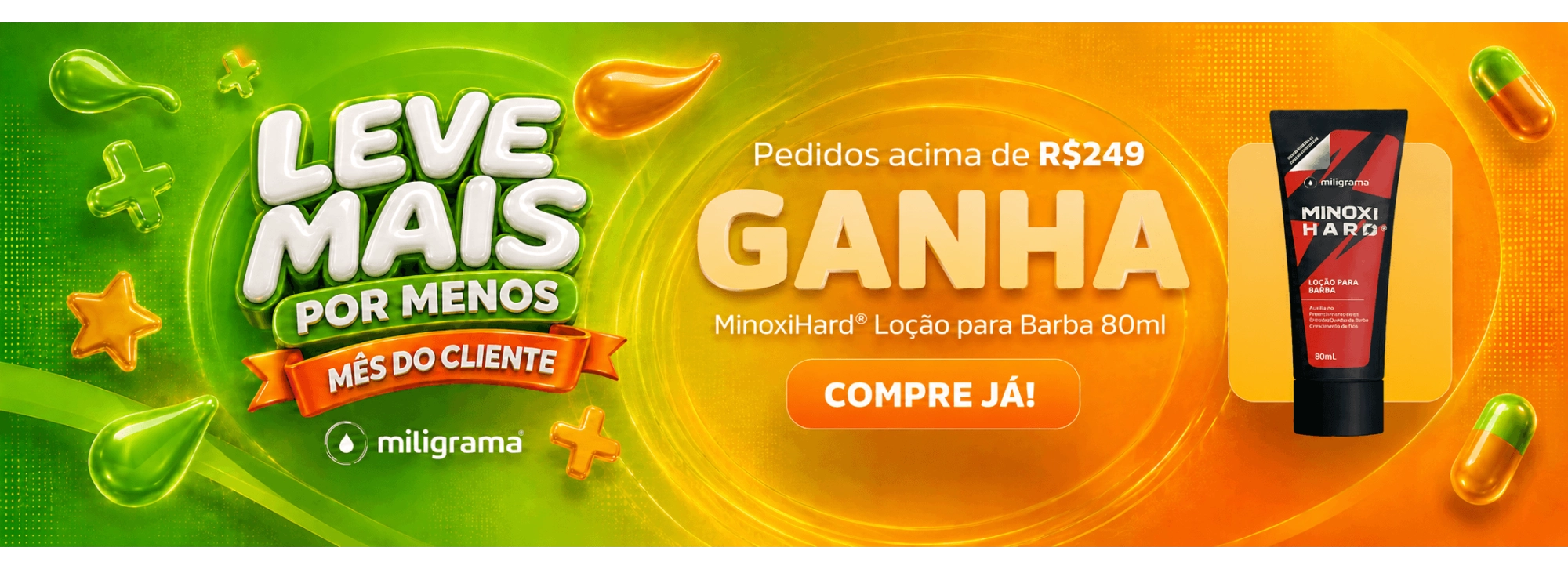 Banner - Principal - Brinde | MINOXIHARD 