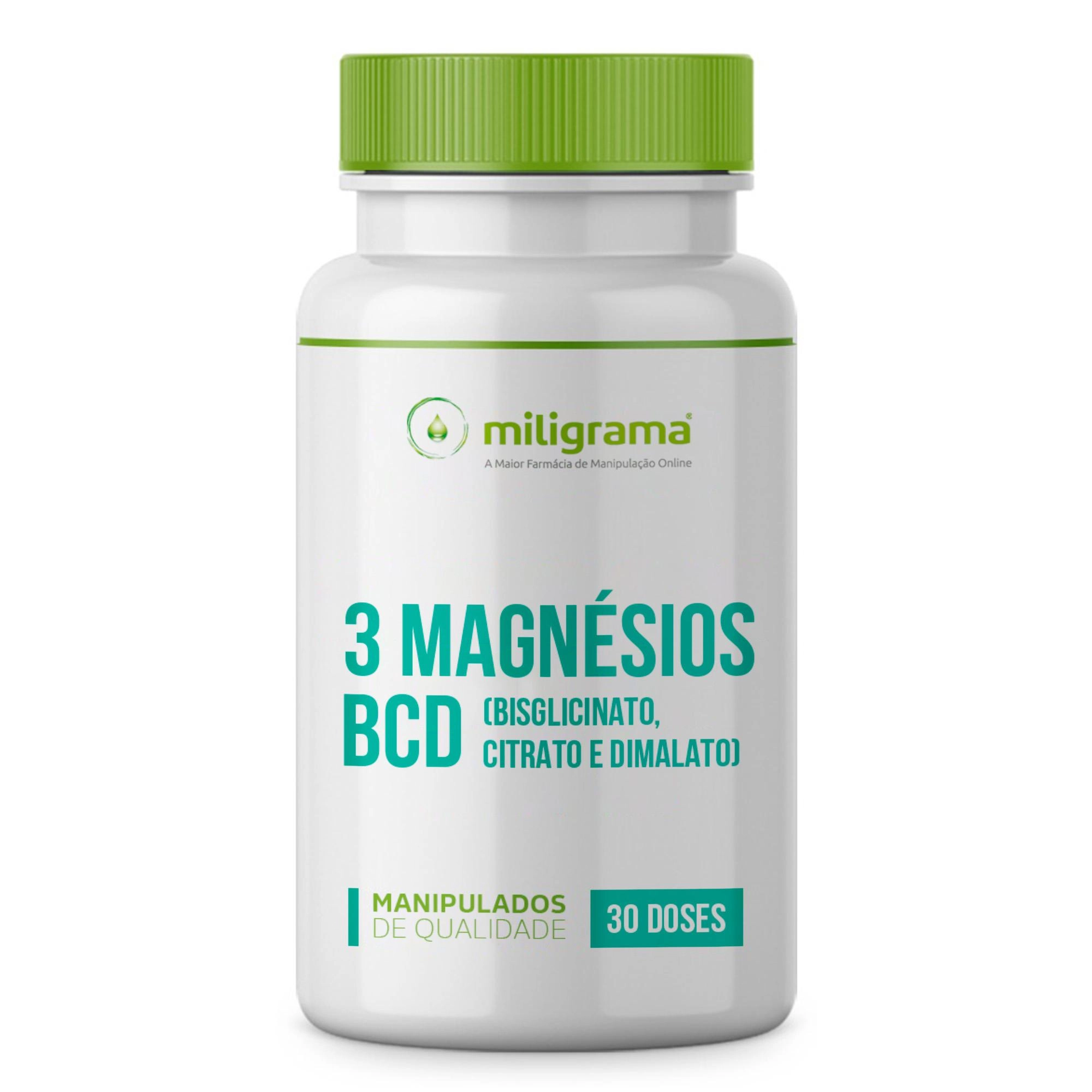 3 Magnésios BCD (Bisglicinato, Citrato e Dimalato) 30 doses 3 Magnésios BCD (Bisglicinato, Citrato e Dimalato) 30 doses
