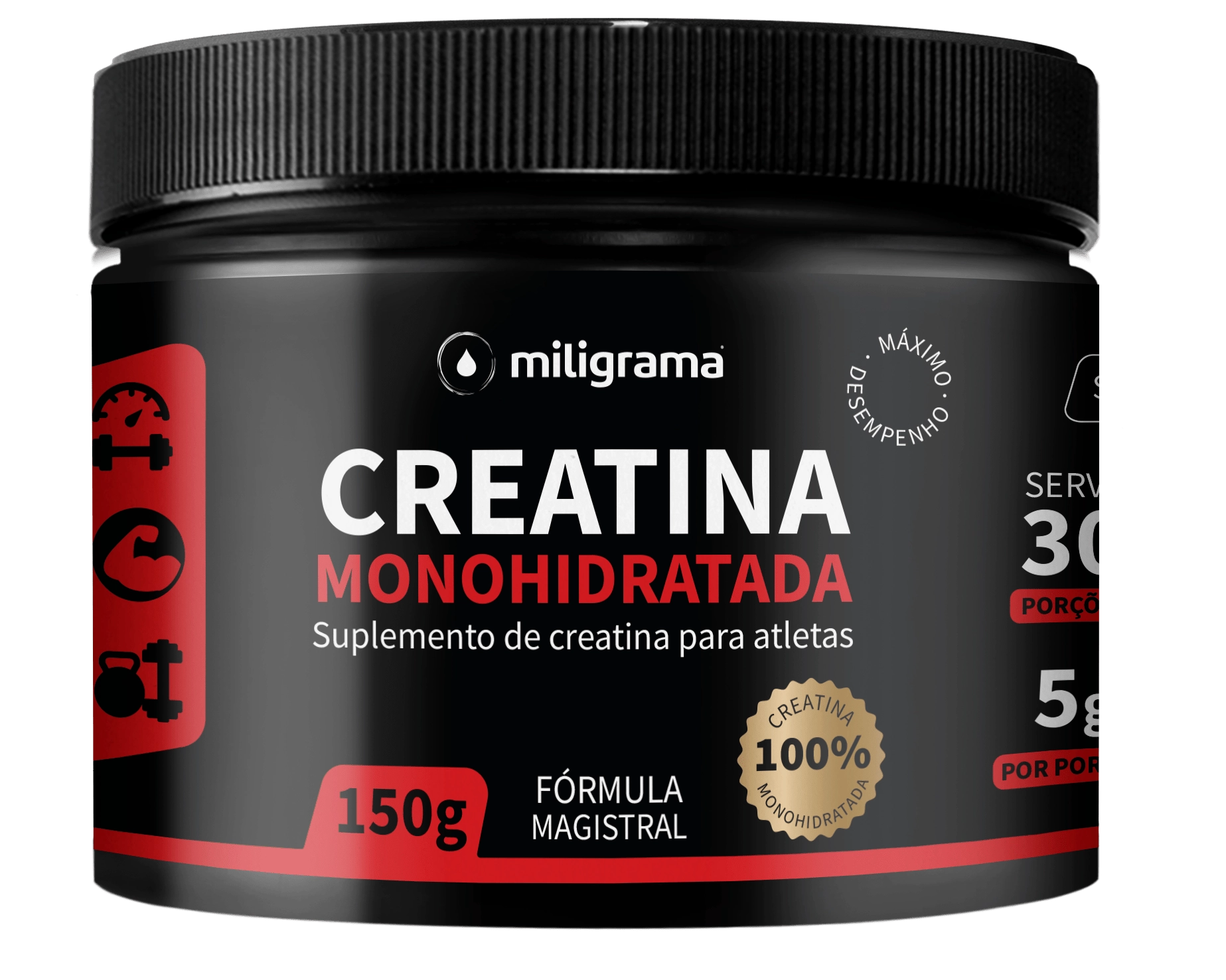 Creatina Monohidratada 100% Pura 150g