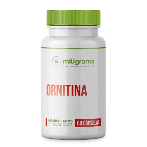Ornitina 300mg 60 Cápsulas