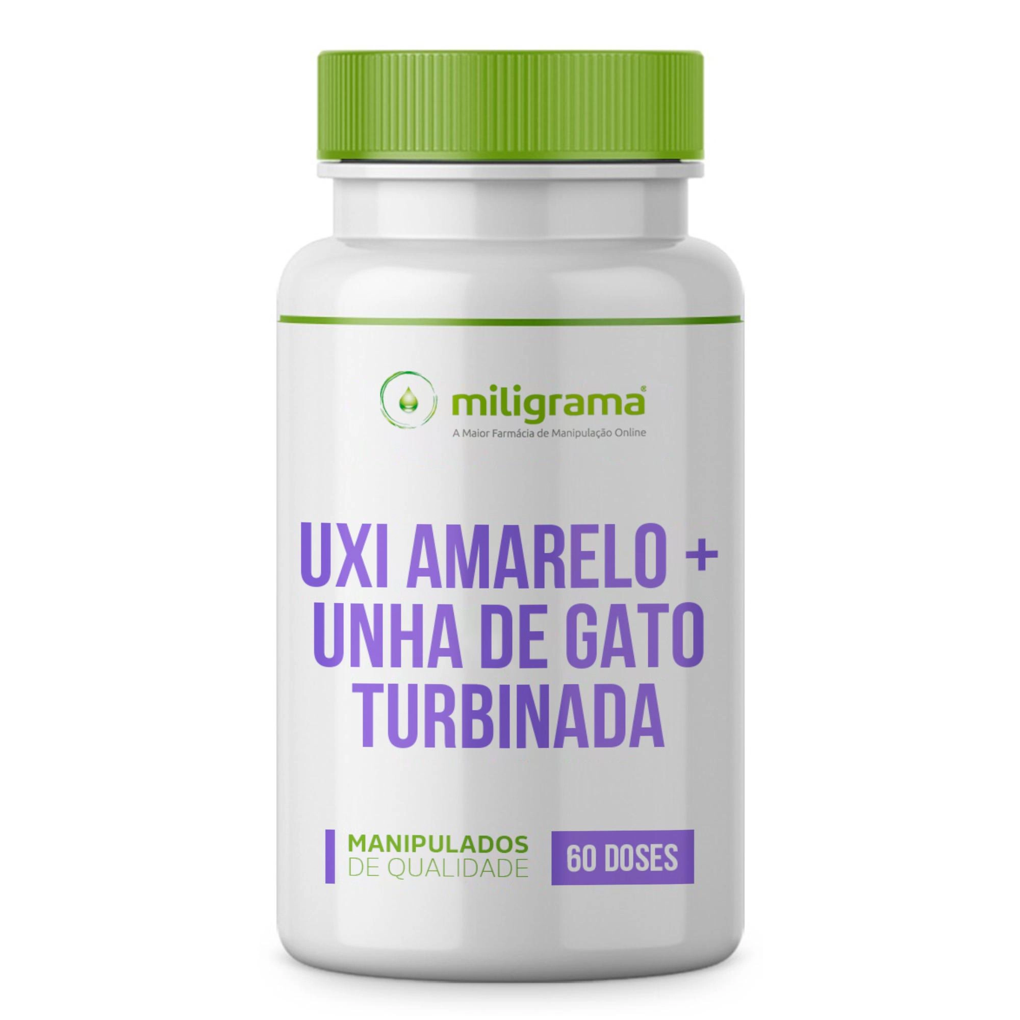 Uxi Amarelo + Unha de gato Turbinada 60 doses Uxi Amarelo + Unha de gato Turbinada 60 doses